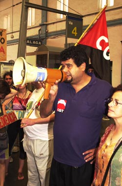 pictures from seville protest