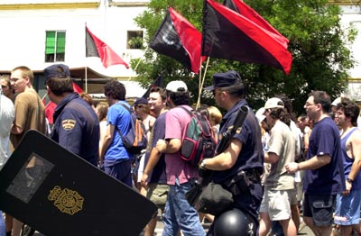 pictures from seville protest