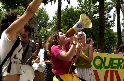 Photos from Malaga. General Strike 20th-June