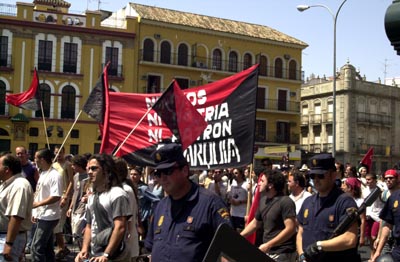 Photos from CNT demonstration in Sevilla-20th June