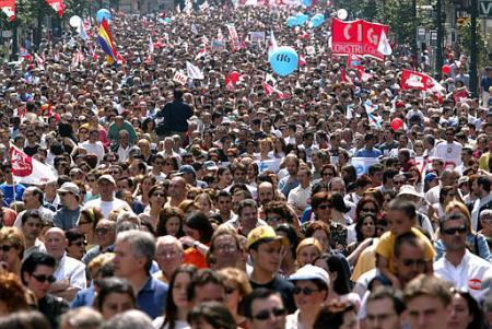 General Strike and demos in Spain
