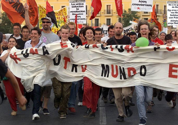 Seville pics: Salvador church sit-in