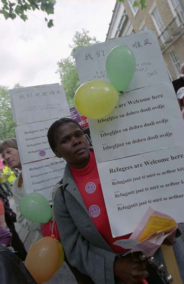 Asylum Seekers Demo 22/06/02 London