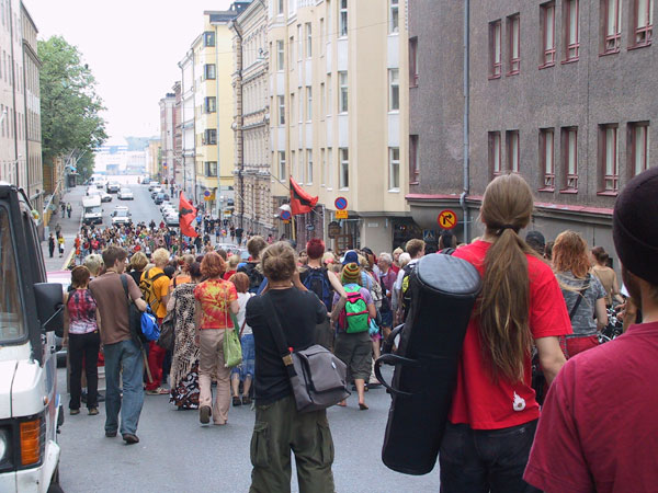 Reclaim The Streets - Helsinki, Finland 20.07.02