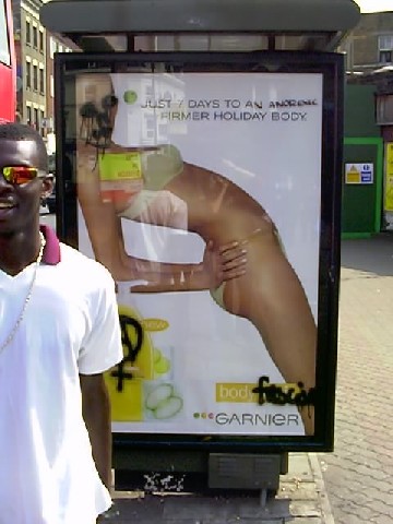 Subvertising in London, Tuesday Night