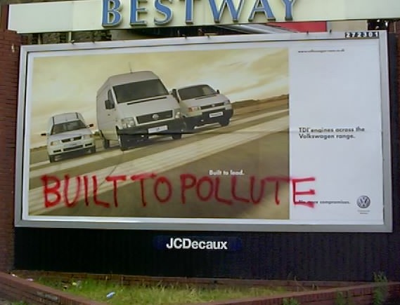 Subvertising in London, Tuesday Night