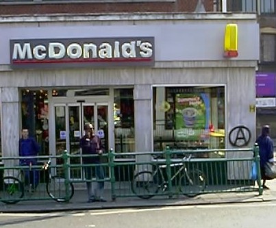 Subvertising in London, Tuesday Night