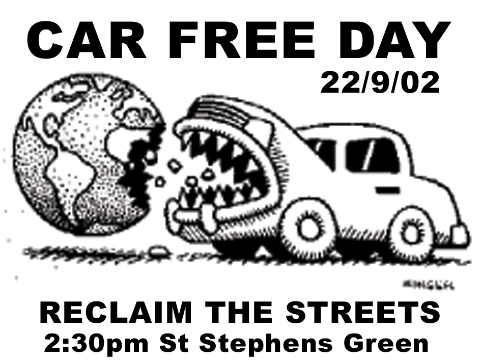 Reclaim The Streets Ireland PARTY INVITE