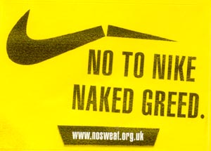 "i'm running london on sept 22 cos...": anti-nike adbust challenge