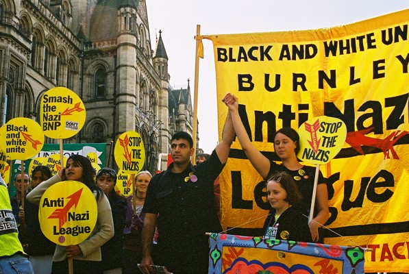 Anti Nazi League march from Manchester Town Hall to the Carnival