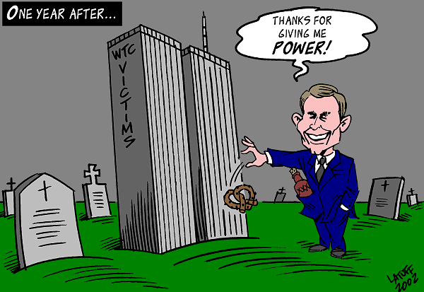 September 11: New breath to capitalism (by Latuff)