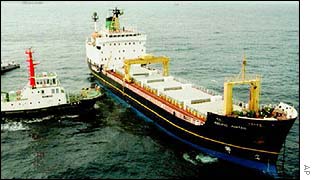 nuclear fuel-Irish Sea-Rainbow Warrior