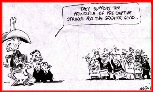 PM, Mr. John Howard "the fox" kicked in the guts.