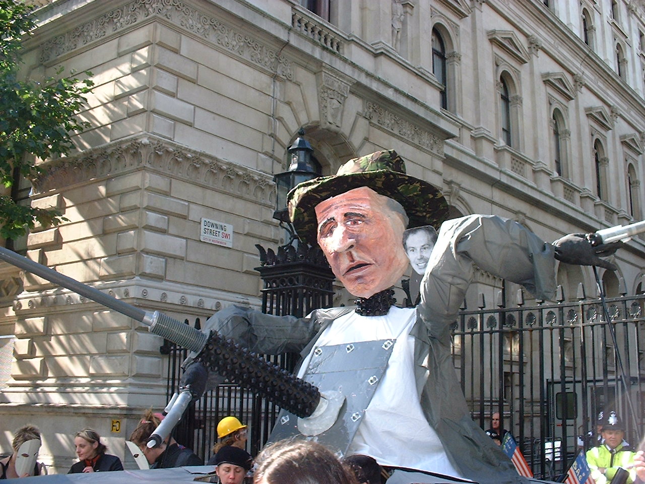 The Tanks Go Into Whitehall!!!