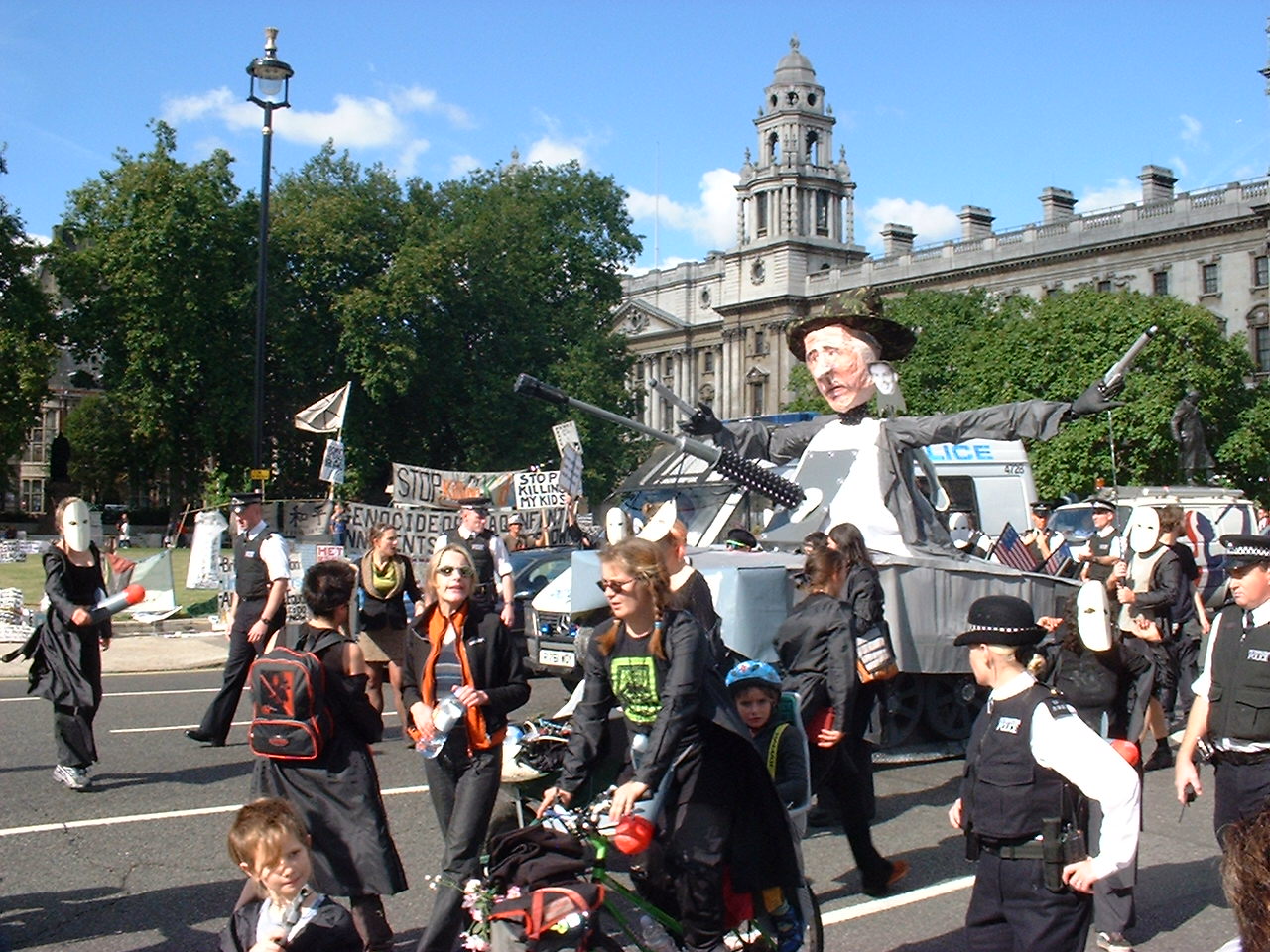 The Tanks Go Into Whitehall!!!