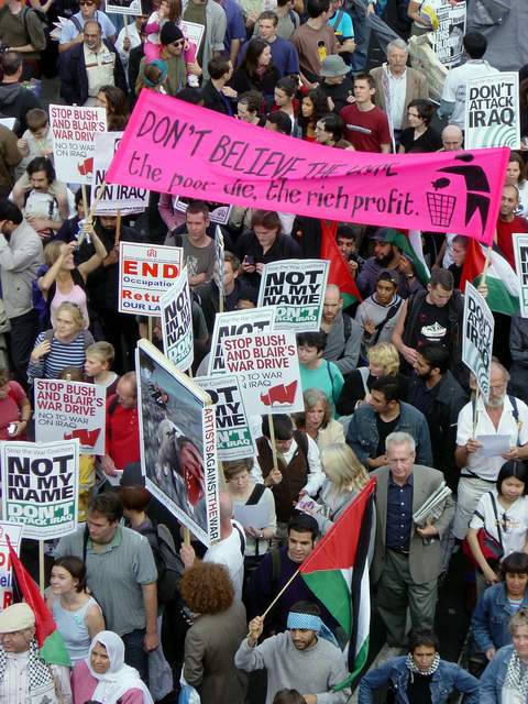 Good resolution pics from Sept 28 anti-war demo in London