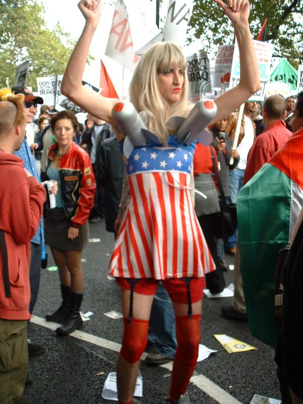 Photos from London anti-war demo 28th September 2002
