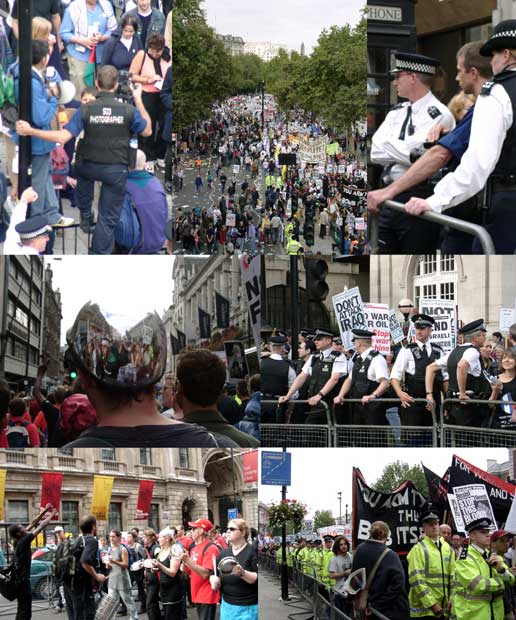 Don't Bomb Iraq Anti-War Protest Pictures