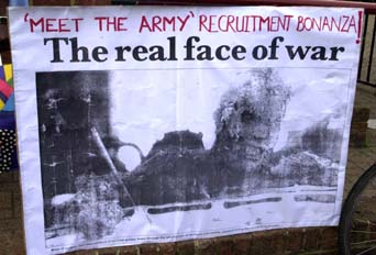 Army recruitment drive thwarted!