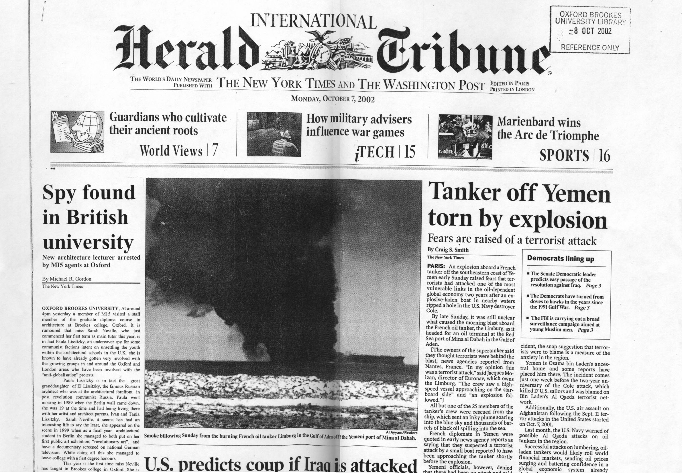 Spy found in British university