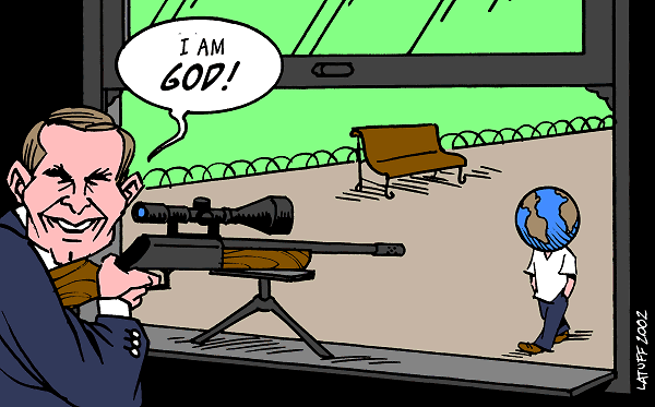 The Washington's Sniper (by Latuff)