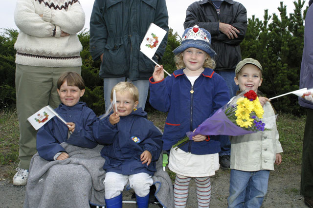 Photos of HM the Queen in Ottawa Canada Day 1