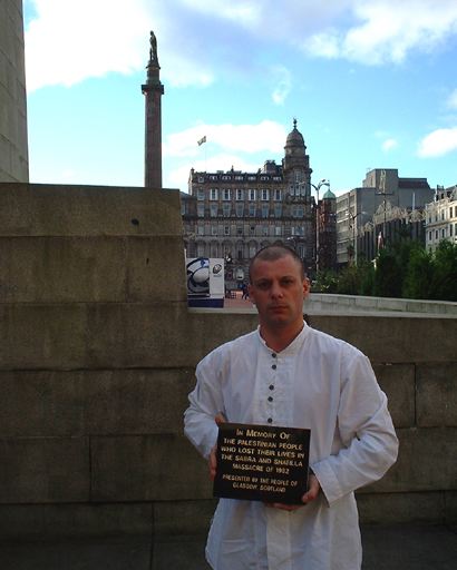 scottish activist visits Beirut to commemorate Sabra and Chatila 20th anniversar