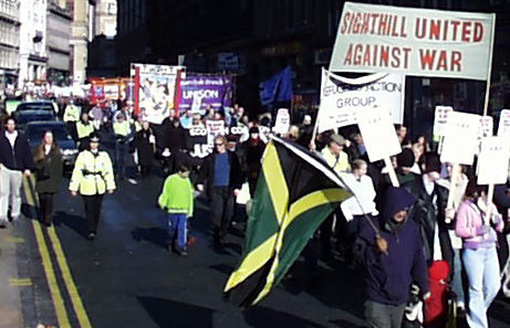 Peace Demo in Glasgow
