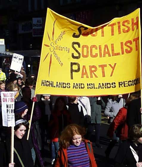 15000 at Peace Demo in Glasgow