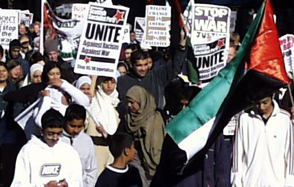 15000 at Peace Demo in Glasgow