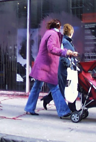 Red Splatts on Glasgow Army Recruitment Centre