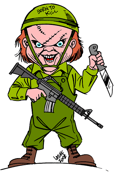 Child's Play, Israeli style (by Latuff)