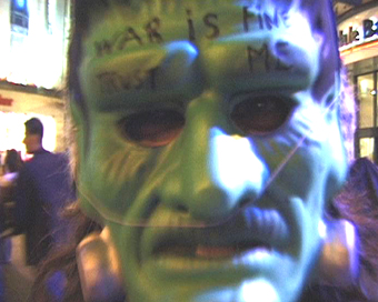 Stop the war demo in Glasgow, Scotland