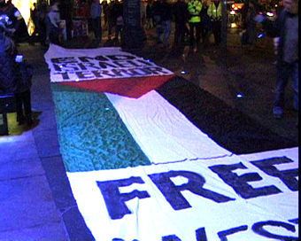 Stop the war demo in Glasgow, Scotland