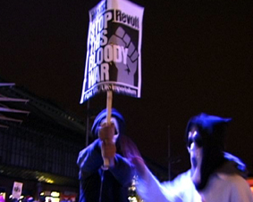 Stop the war demo in Glasgow, Scotland