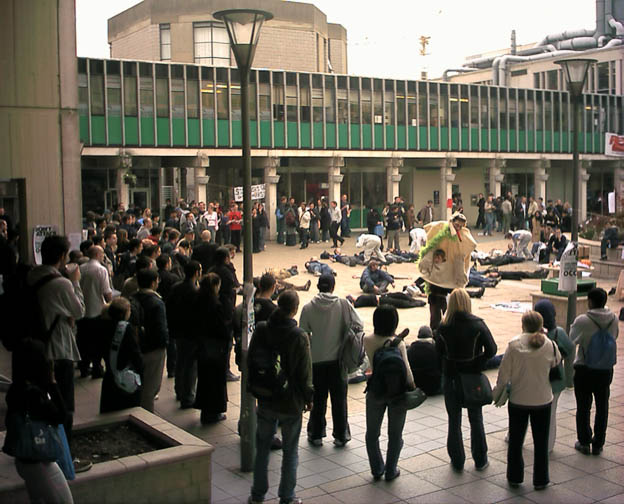 Essex University Anti-War Protest