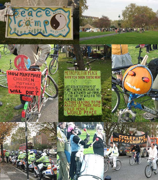 London Anti-War Critical Mass Pics