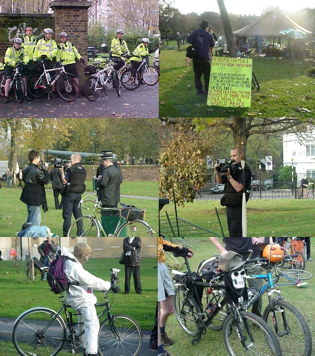 London Anti-War Critical Mass Pics