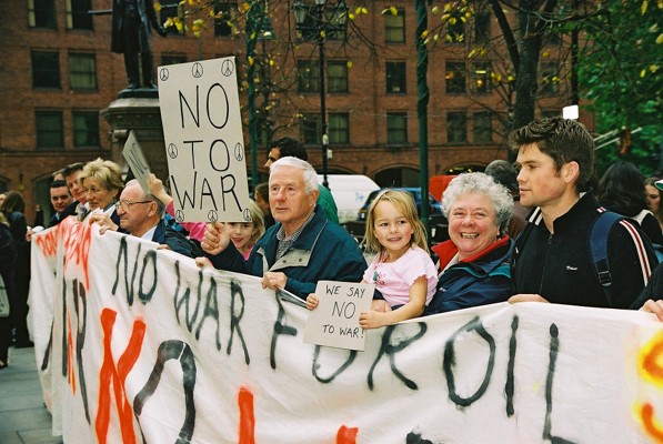 More pics - Manchester Anti war protests 31st Oct