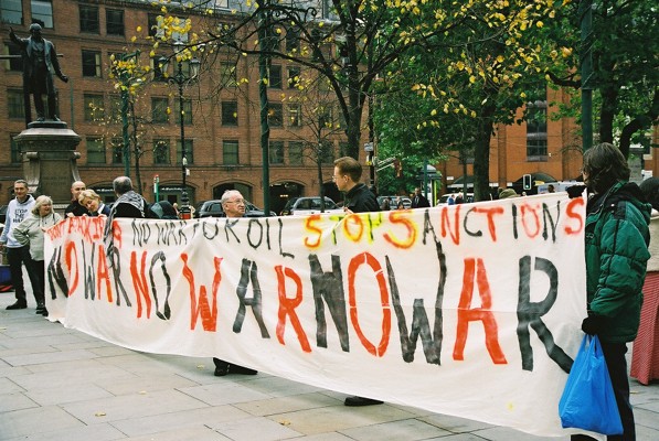 More pics - Manchester Anti war protests 31st Oct