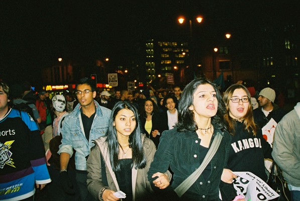 More pics - Manchester Anti war protests 31st Oct