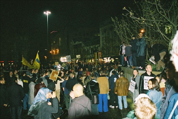 More pics - Manchester Anti war protests 31st Oct