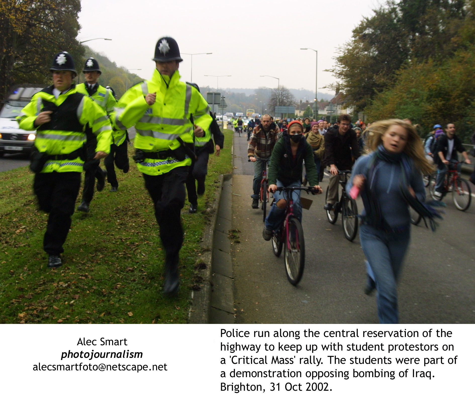 No Bombing Iraq Demo