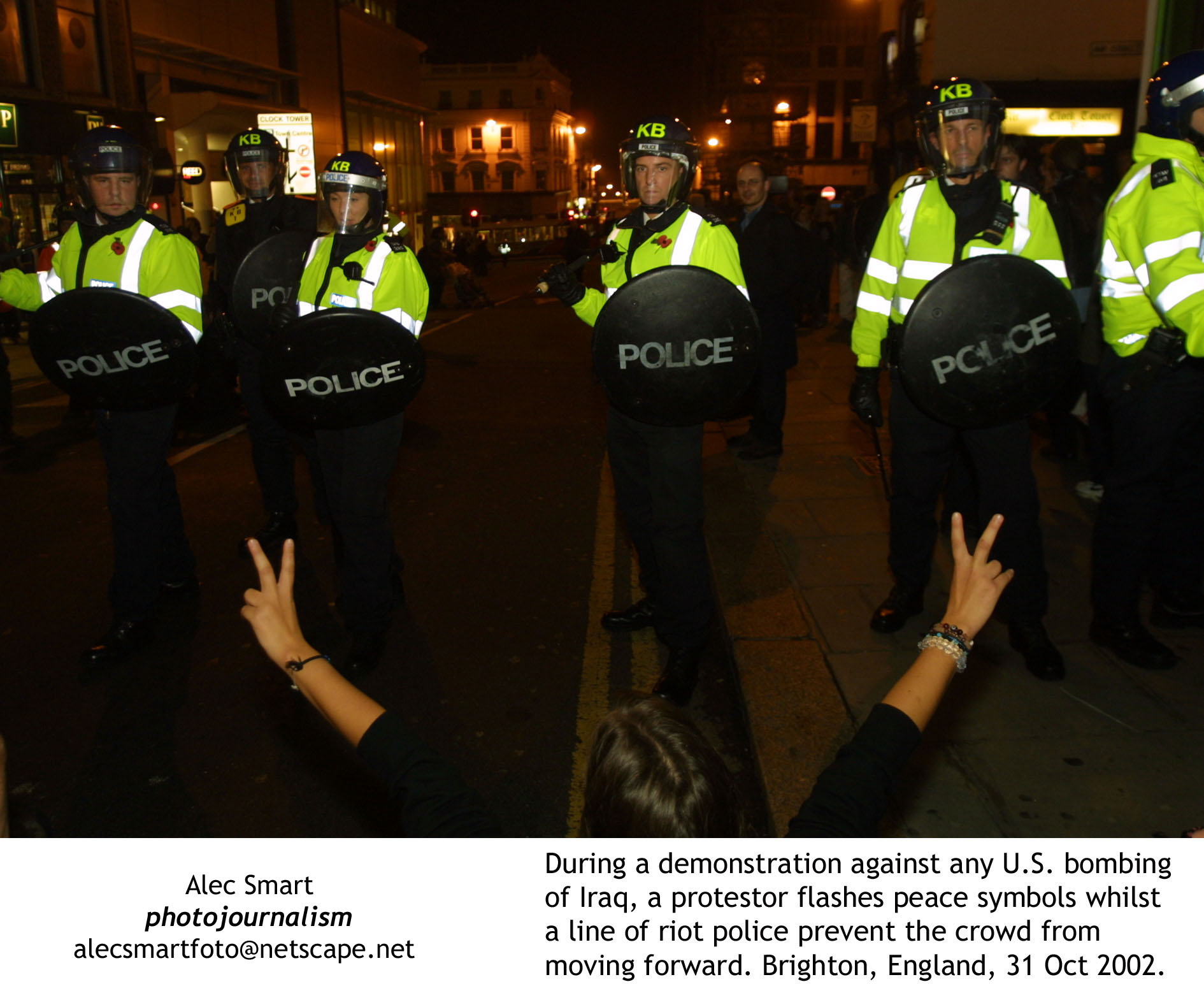 Other picture from no bombing of Iraq demo