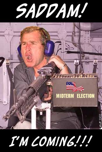 Midterm Election: And the winner is...war! (by Latuff)