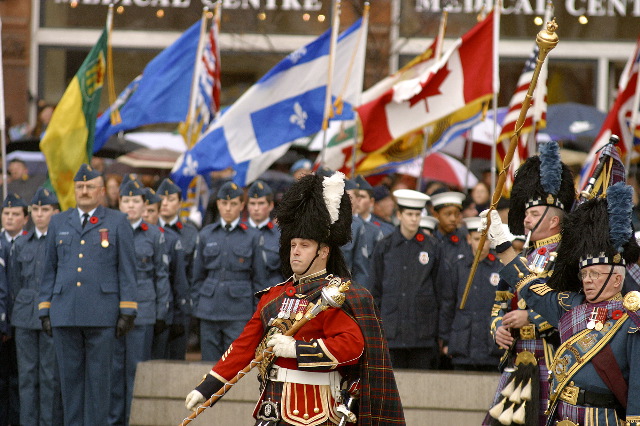 Photos of Rememberance Day Canada