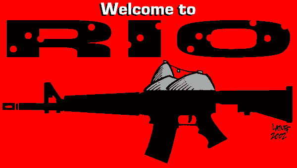 Welcome to Rio de Janeiro (by Latuff)