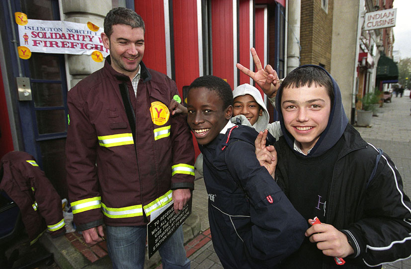 Firefighters Strike 13-15/11/02 and Lobby of London Labour Conference 16/11/02