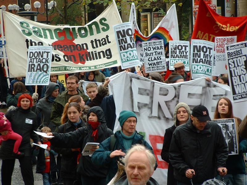 Sheffield Anti-War Demonstration