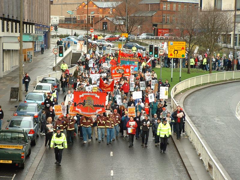 Sheffield Anti-War Demonstration